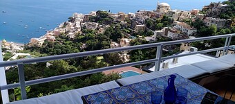 Belview Positano, 2 bedrooms, balcony, impressive panorama, free wi-fi, parking