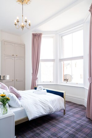 2 Schlafzimmer, Bettwäsche aus ägyptischer Baumwolle