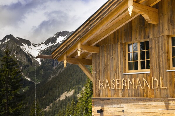 Exterior detail - Aplin-style mountain apartment Oui with a fantastic view of the mountains and the Lech Valley (Elbigenalp)