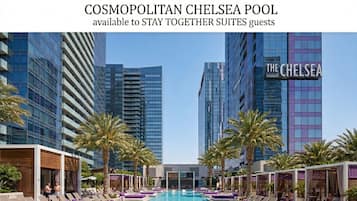 2 piscines extérieures, tentes de plage, parasols de plage