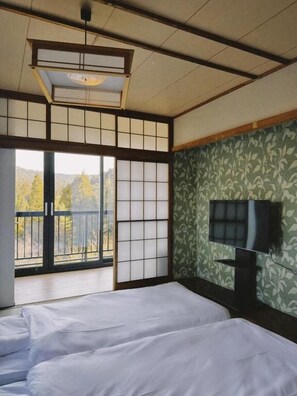 Japanese-style room (with open-air bath), 8 tatami mats, non-smoking - Kousano Mori (Hakone)