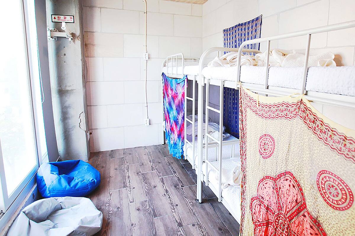 Shared Dormitory, Men only, Partial Ocean View | Blackout curtains, free WiFi