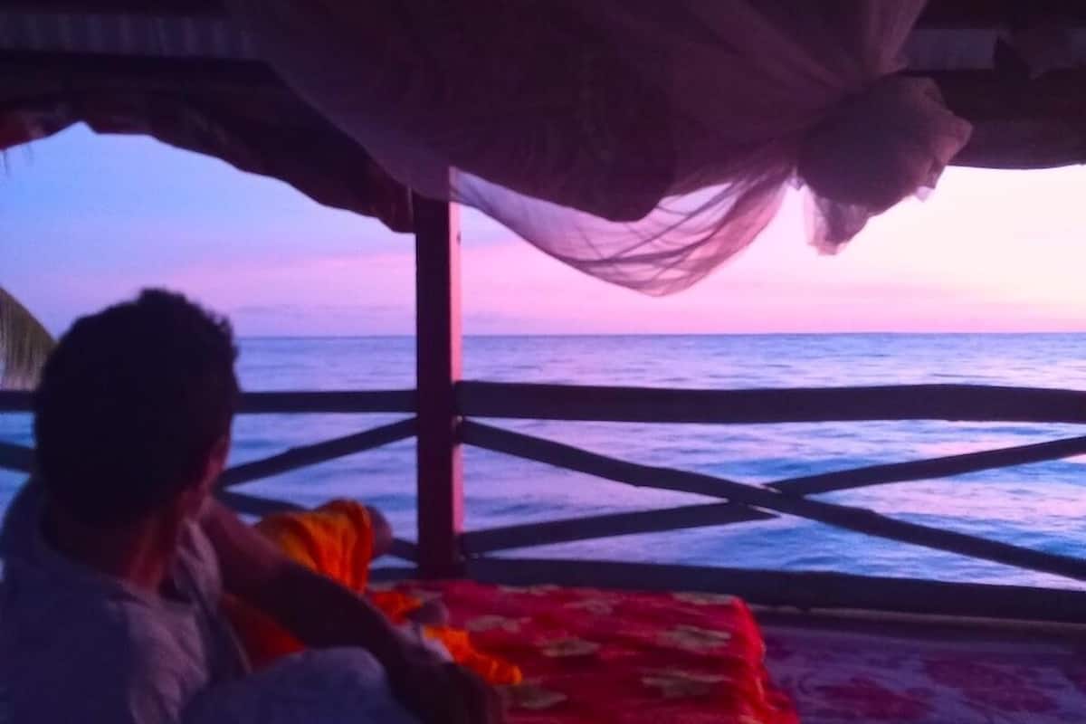 Perusbungalow, valtamerinäköala (Beach Fale) | 1 makuuhuone, vuodevaatteet