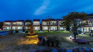 Front of property - evening/night