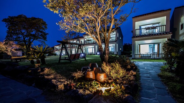 Front of property - evening/night