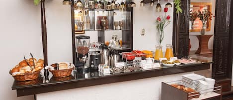 Free daily full breakfast