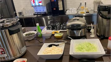 Daily buffet breakfast for a fee