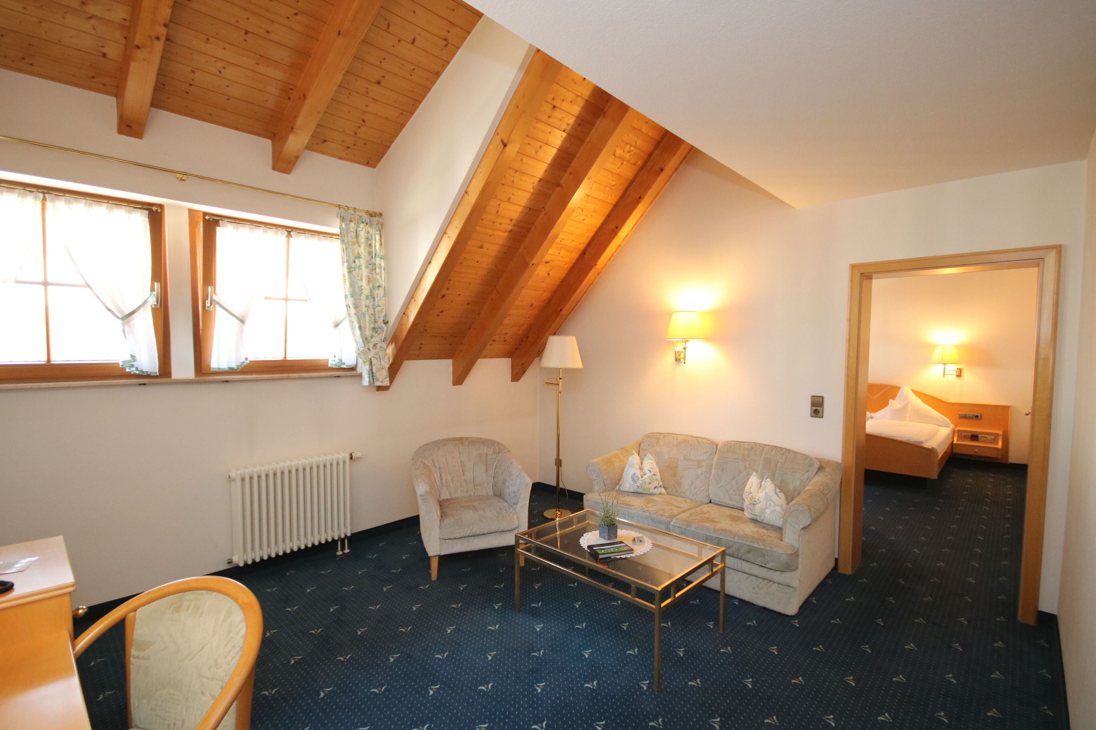 comfort double room | living area | led tv