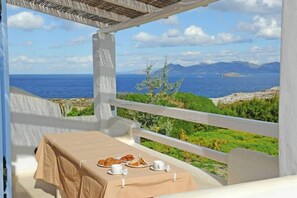 Apartamento, 1 habitación, vistas al mar | Vistas del balcón