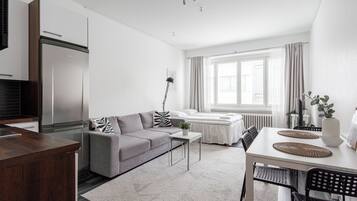 Căn hộ tiện nghi đơn giản, 1 phòng ngủ, quang cảnh thành phố | 1 phòng ngủ, trang trí khác biệt