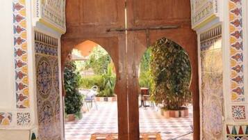 Interior entrance