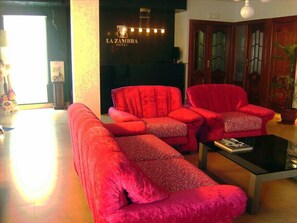 Lobby sitting area