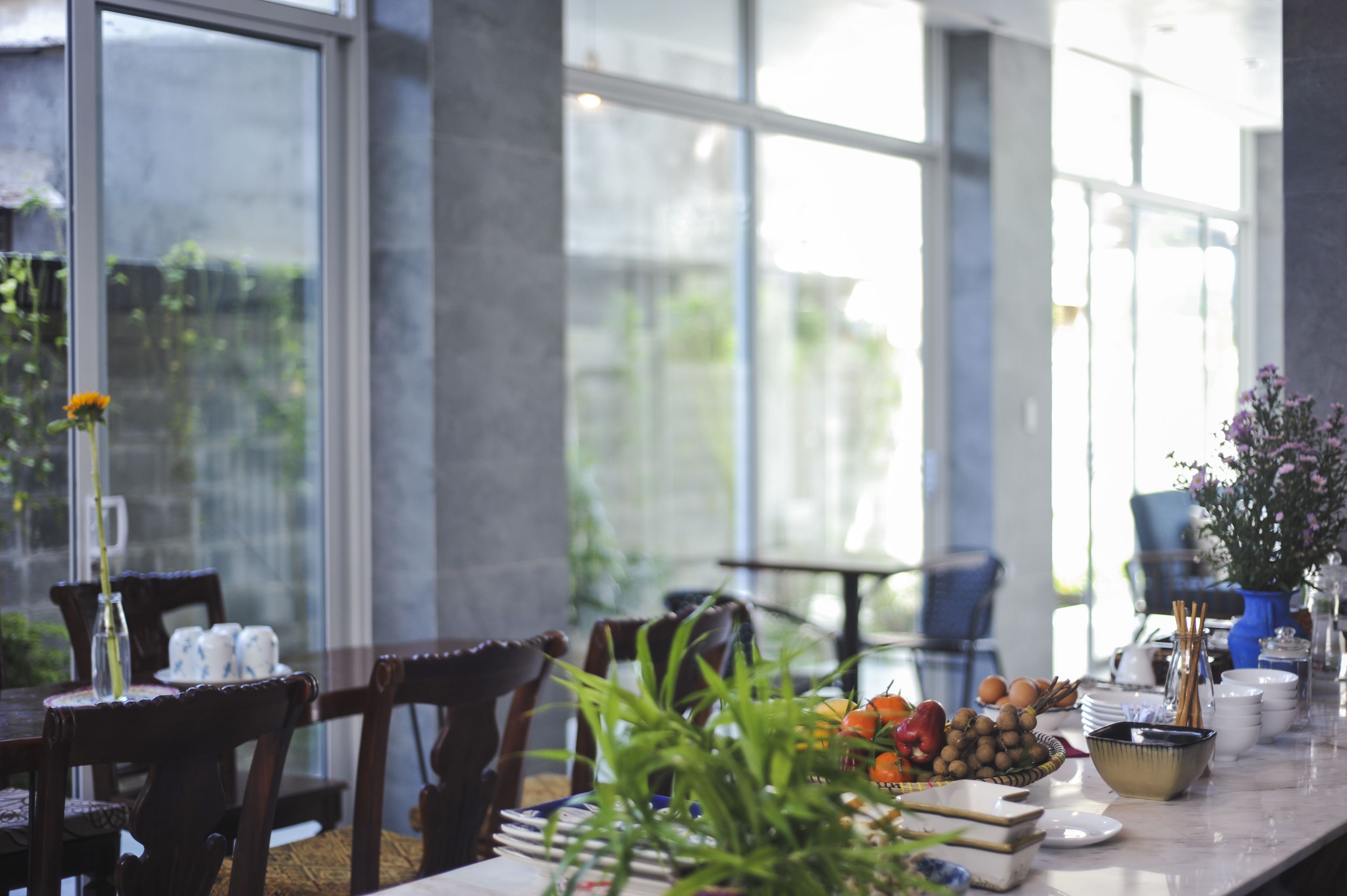 Café da manhã, almoço e jantar; culinária vietnamita 