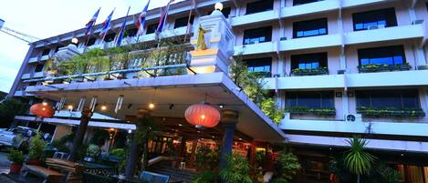 Façana frontal de l'allotjament