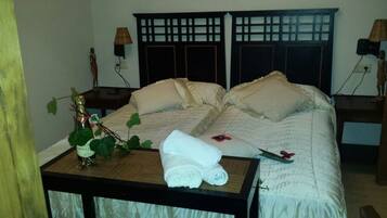 Kamar Double atau Twin | Tempat tidur bayi (biaya tambahan) dan tempat tidur lipat/tambahan