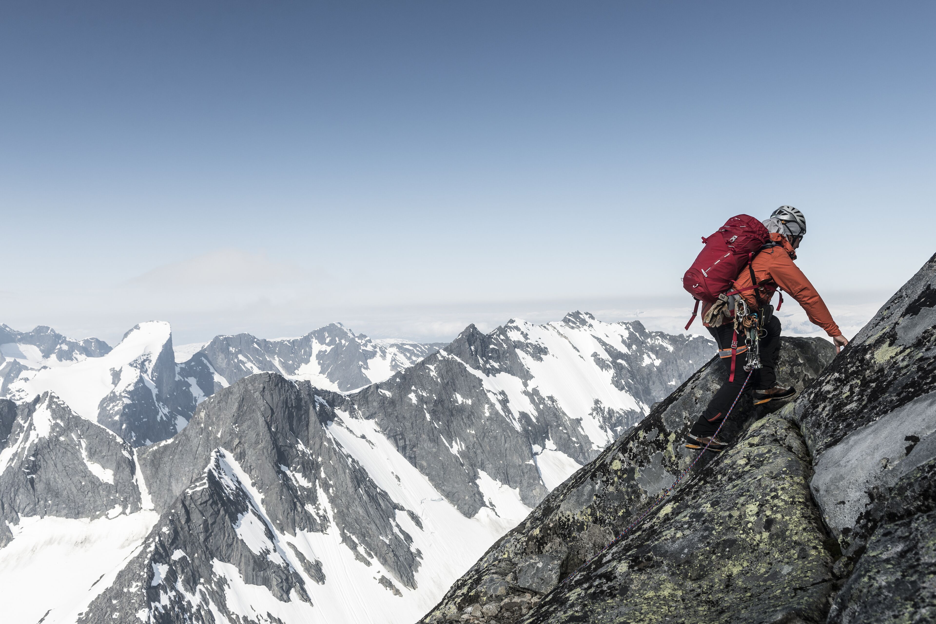 outdoor rock climbing