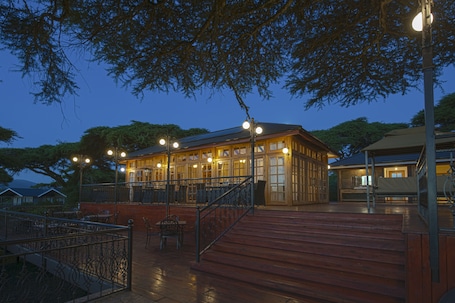 Front of property - evening/night