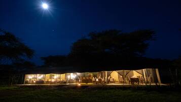 Front of property – evening/night