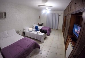 Room, Shared Bathroom | Blackout drapes, iron/ironing board, free WiFi, bed sheets