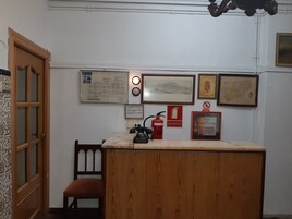 Mostrador para check-in y check-out