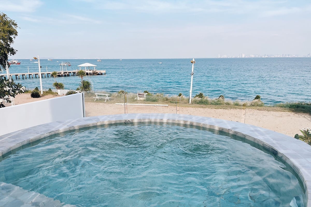 Pacific Green Ocean Villa | Artículos del minibar gratis, wifi gratis y ropa de cama 