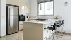 Apartment, 3 Bedrooms | Private kitchen - 3 BDR Balcony W Parking by Banana Beach (Tel Aviv)