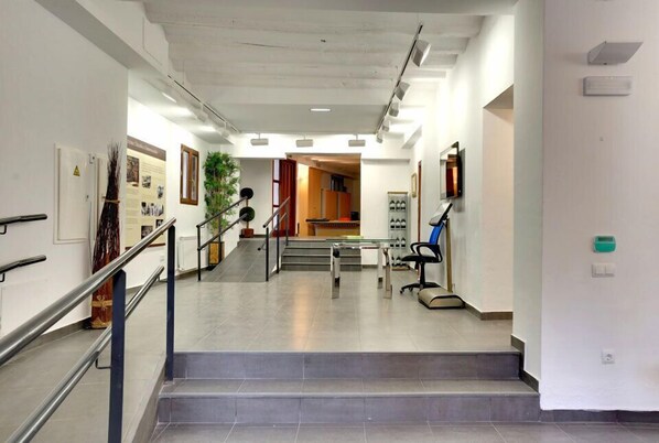 Mostrador para check-in y check-out
