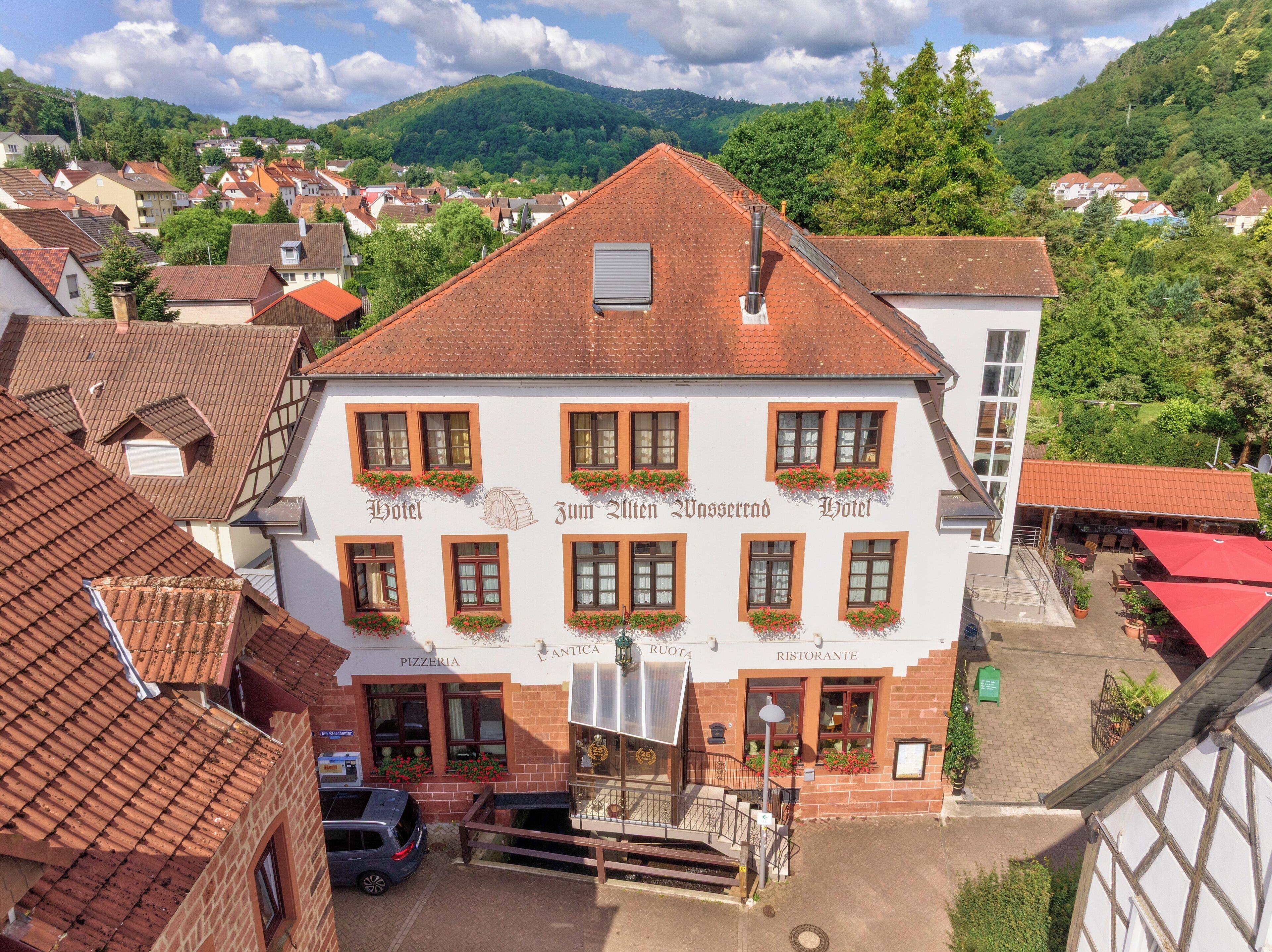 Façana frontal de l&#x27;allotjament