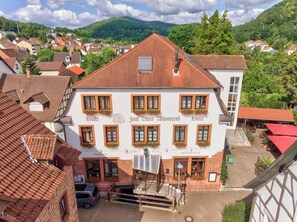 Overnatningsstedets facade