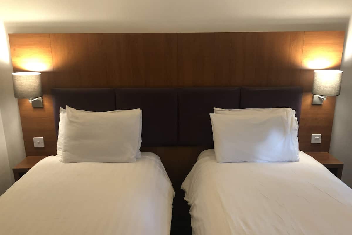 desk, soundproofing, iron/ironing board, bed sheets