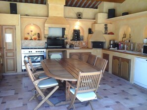 Private kitchen - Chambres d'Hôtes Mas des lys (Roquebrune-sur-Argens)