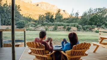 Luxury Tent, 2 Bedrooms | Terrace/patio