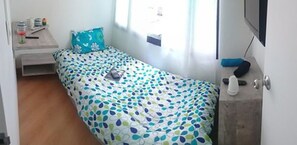 3 bedrooms, individually furnished, blackout curtains, free WiFi