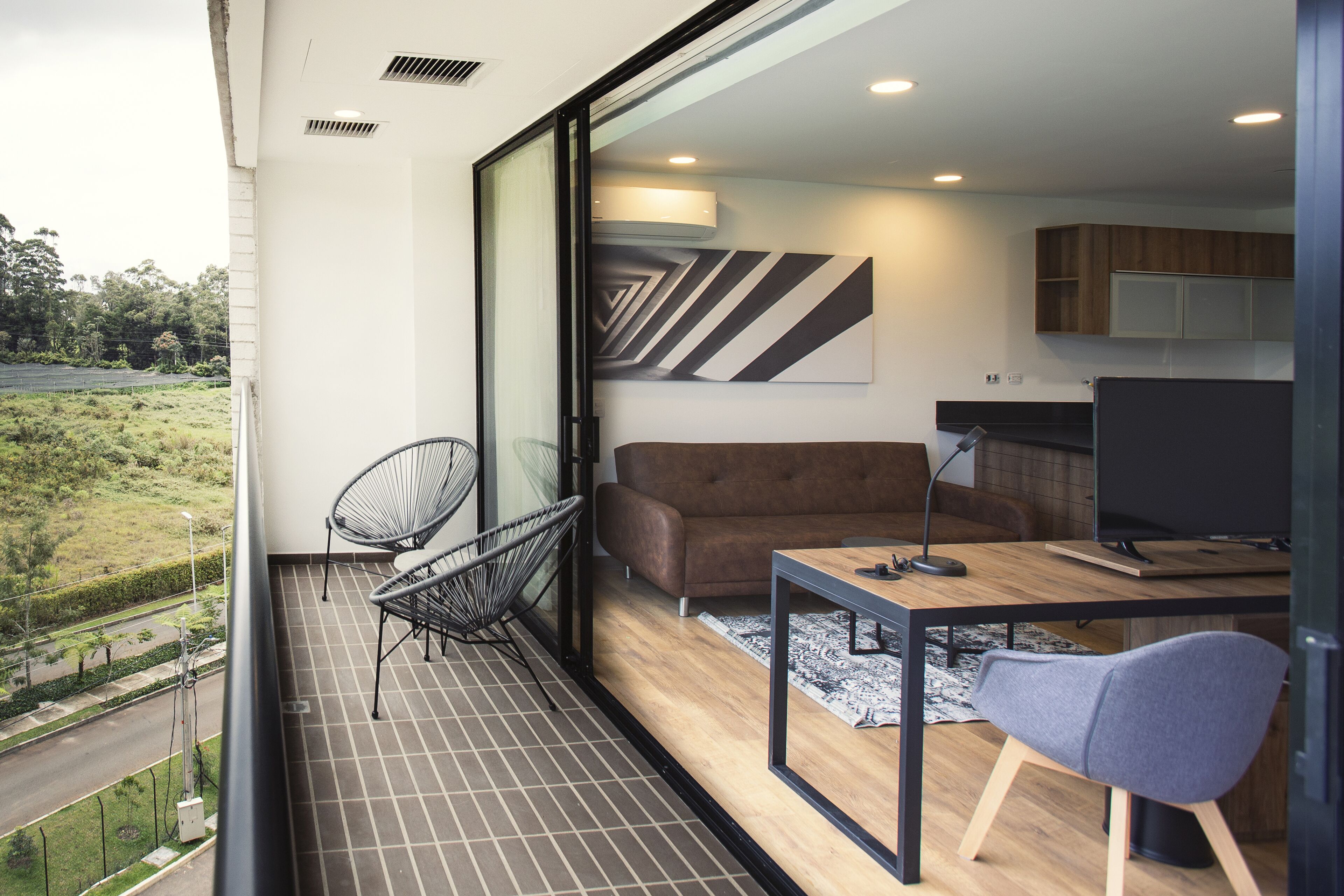 junior suite, 1 king bed with sofa bed | balcony