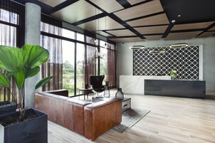 Sala de estar en el lobby