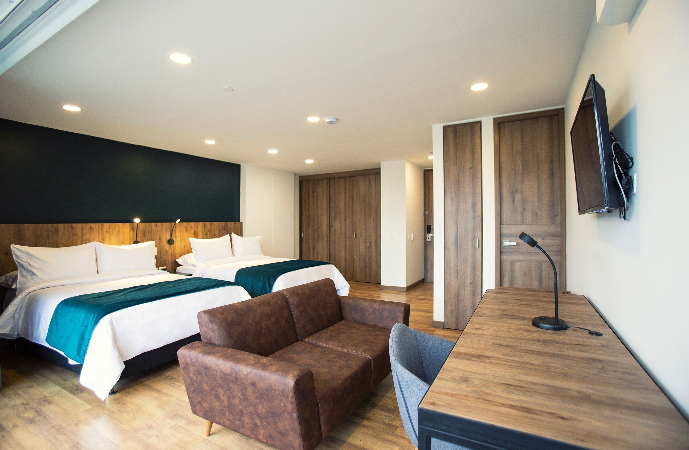 superior double room, 2 double beds, lake view (twin) | 1 bedroom, minibar, in-room safe, desk