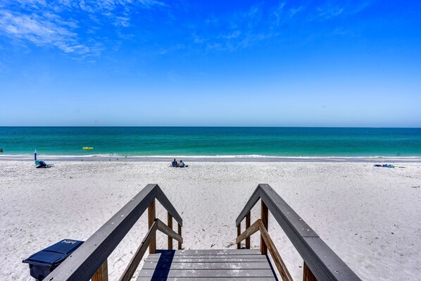 Aan het strand