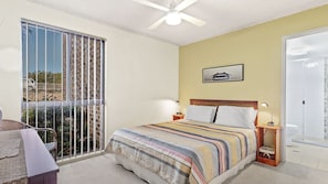 2 bedrooms, iron/ironing board, bed sheets