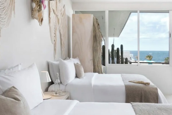 Deluxe Room, 2 Double Beds, Ocean View | Premium bedding, down comforters, minibar, blackout drapes