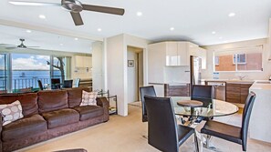 Interior - Shoal Bay unit with uninterrupted views of the bay (Shoal Bay)