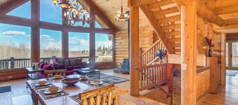 Spacious Fairplay Log Home w/ Patio & Fire Pit!