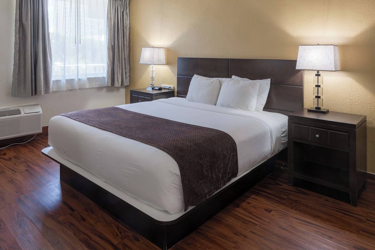 Comfort Single Room, 1 King Bed, Non Smoking | In-room safe, desk, blackout drapes, soundproofing