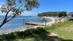 Beach - A top floor unit with panoramic views over the marina (Nelson Bay)