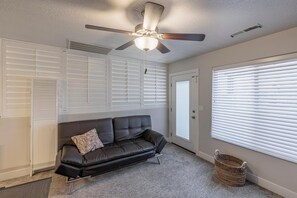 House, Multiple Beds, Mountain View (Base Camp) | Living area | Flat-screen TV