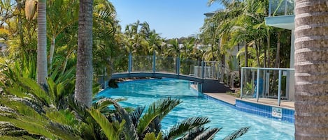 Una piscina climatizada