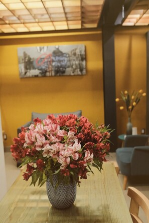 Business-Apartment, 2 Schlafzimmer, Nichtraucher (Amarillo) | Eigene Küche | Großer Kühlschrank, Mikrowelle, Ofen, Herdplatte