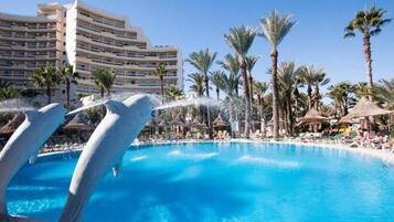 Indoor pool, outdoor pool