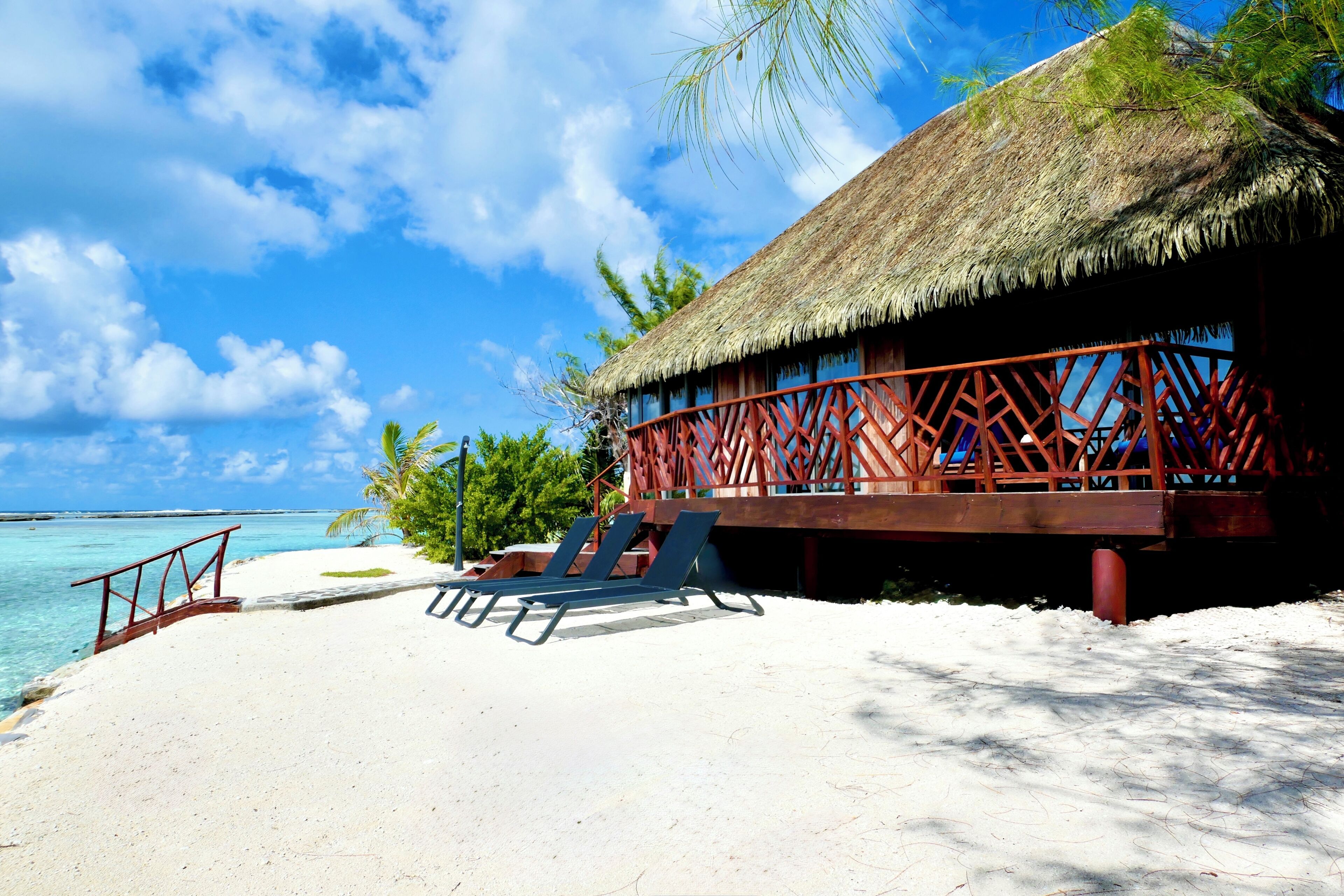 Bungalow Premium (Sunrise - Huahine View) | Egyptiska bomullslakan och sängtillbehör av högsta kvalitet