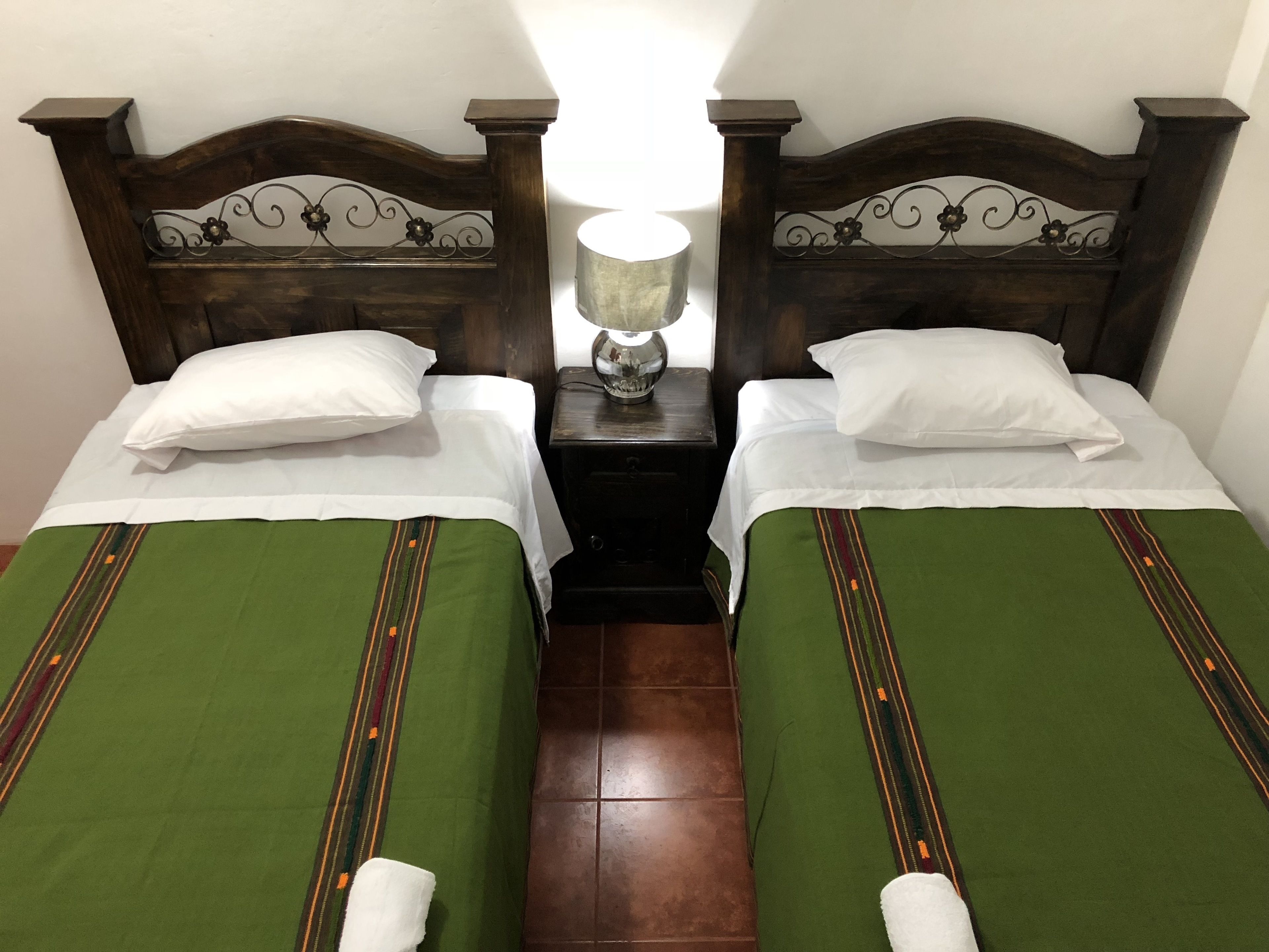 Blackout drapes, free WiFi, bed sheets