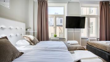 Desk, iron/ironing board, free WiFi, bed sheets